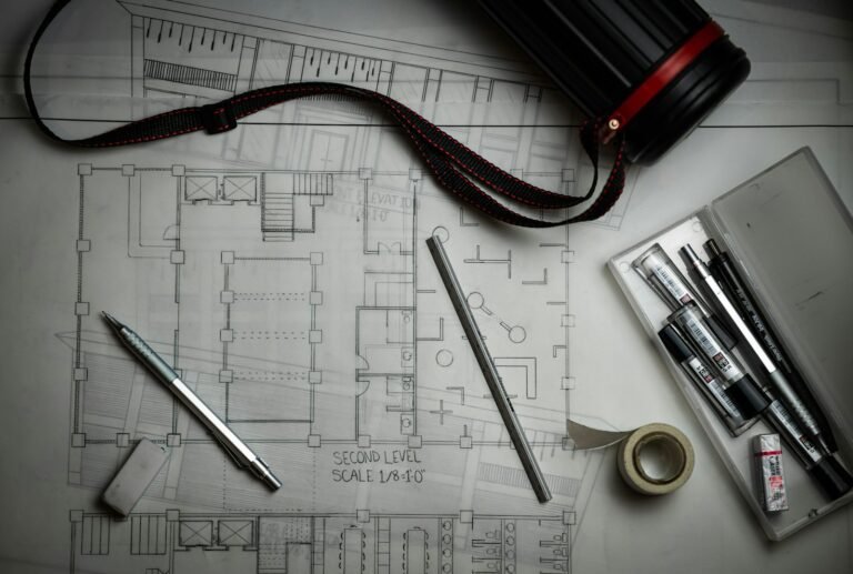 Framework de automação do zero: plantas arquitetônicas representando a arquitetura em camadas